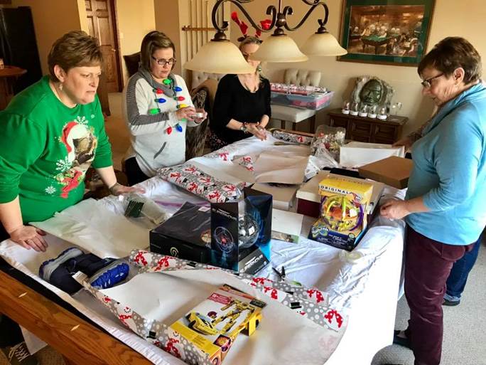 Holiday prep at member agency, Boys & Girls Clubs of Bloomington.