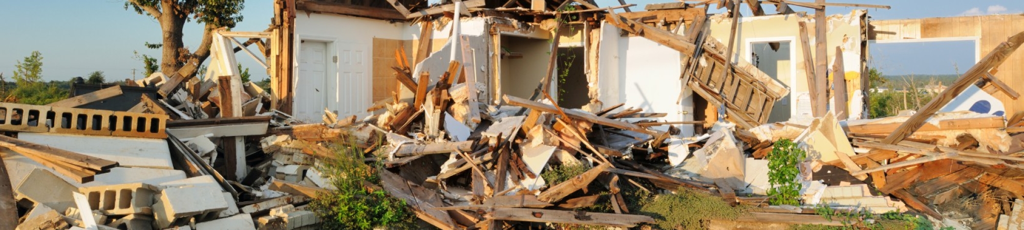 House damaged by tornado