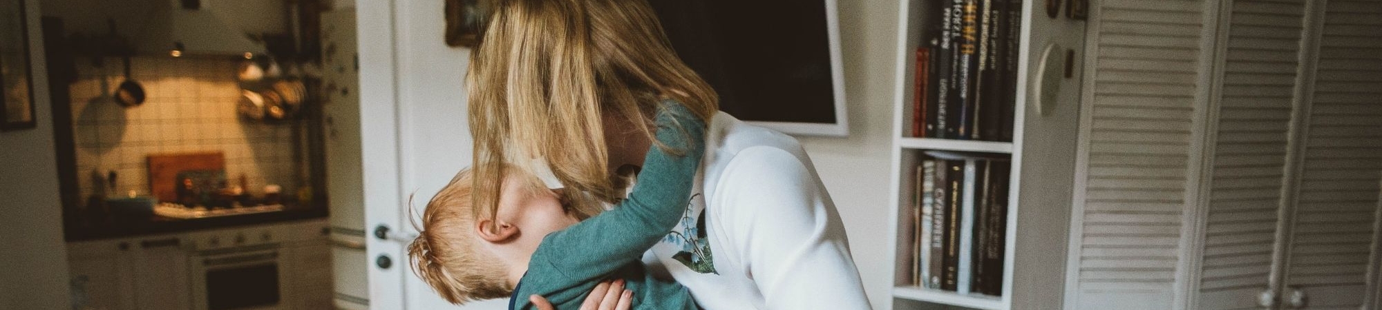 Mother and Child embracing
