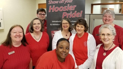 Group of IU Credit Union employees