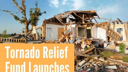 House damaged by tornado