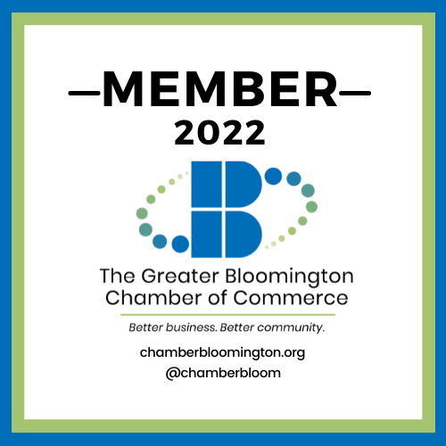 Greater Bloomington Chamber Member Badge 2022